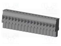 Connector: pluggable terminal block; plug; female; angled 90°