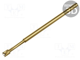 Test needle; Spring compression: 4mm; 6.35mm; Min.pitch: 2.54mm