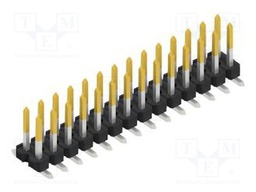 Connector: pin strips; pin header; male; PIN: 28; 2.54mm; SMT; 2x14