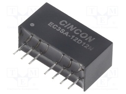 Converter: DC/DC; 3W; Uin: 9÷18V; Uout: 12VDC; Uout2: -12VDC; SIP8