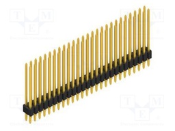 Connector: pin strips; pin header; male; PIN: 52; 1.27mm; THT; 2x26