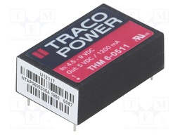 Converter: DC/DC; 6W; Uin: 4.5÷9V; 5VDC; Iout: 1200mA; DIP24; 14g