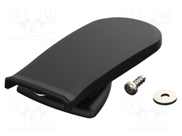 Clip; for enclosures; black; Series: BOS-Streamline