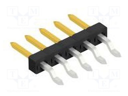 Connector: pin strips; pin header; male; PIN: 5; 2mm; SMT; 1x5; 100V