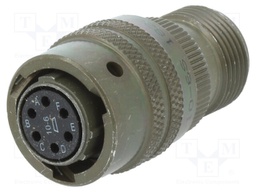 Connector: circular; MIL-C-26482, Series 1,PT; plug; female; 7.5A