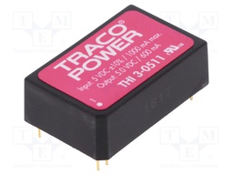 Converter: DC/DC; 3W; Uin: 4.5÷5.5V; 5VDC; Iout: 600mA; DIP24; 60kHz