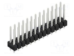 Connector: pin strips; pin header; male; PIN: 26; 2.54mm; THT; 2x13