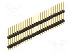 Connector: pin strips; pin header; male; PIN: 30; 2.54mm; THT; 1x30