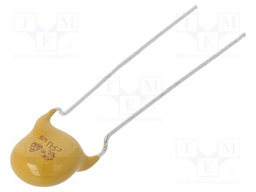 Capacitor: ceramic; X1,Y2,suppression capacitor; 3.9nF; Y5V; ±20%