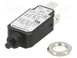 Circuit breaker; Urated: 240VAC; 48VDC; 16A; SPST; Poles: 1; screw