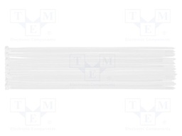 Cable tie; L: 400mm; W: 7.6mm; natural; 50pcs; EXTREME