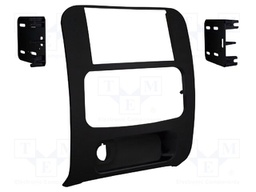 Radio frame; Jeep; 2 DIN; black