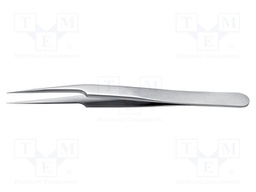 Tweezers; 115mm; for precision works; Blade tip shape: sharp