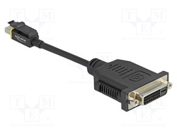 Adapter; DVI-I (24+5) socket,mini DisplayPort plug; LSZH; black