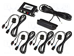 Parking sensor; Kit: 4 sensors, buzzer, display, control unit