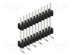 Connector: pin strips; pin header; male; PIN: 11; 1.27mm; SMT; 1x11