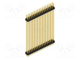 Connector: pin strips; pin header; male; PIN: 34; 2.54mm; THT; 2x17