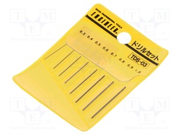 Tool accessories: drill set; Application: metal; Pcs: 8