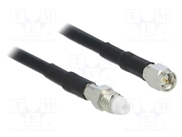 Cable; 15m; FME female,SMA male; black; Øcable: 4.95mm; 50Ω