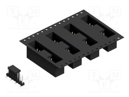 Connector: pin strips; pin header; male; PIN: 7; 2.54mm; SMT; 1x7