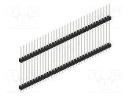 Connector: pin strips; pin header; male; PIN: 33; 2.54mm; THT; 1x33
