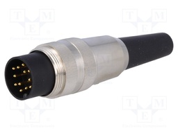 Connector: M16; male; for cable; IP40; plug; soldering; 60V; PIN: 12