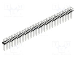 Connector: pin strips; pin header; male; PIN: 86; 2mm; THT; 2x43