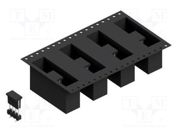 Connector: pin strips; pin header; male; PIN: 4; 2.54mm; SMT; 1x4