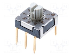 Encoding switch; DEC/BCD; Pos: 10; THT; Rcont max: 100mΩ; Mat: LCP
