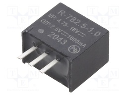 Converter: DC/DC; 2.5W; Uin: 4.75÷18V; Uout: 2.5VDC; Iout: 1A; SIP3