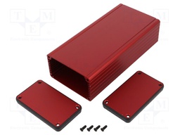 Enclosure: with panel; 1455; X: 78mm; Y: 160mm; Z: 43mm; aluminium