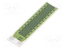 Resistor: thick film; heating; glued; 2.6kΩ; 20W; soldering pads