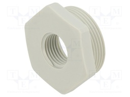 Reduction of threads for glands; Int.thread: M16; polyamide