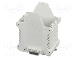 Enclosure base; with FE contact,with terminals; grey; UL94V-0
