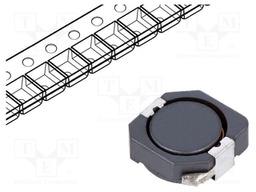 Inductor: wire; SMD; 82uH; 1.4A; 250mΩ; 10.3x10.4x4mm; ±20%