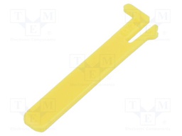 Fuse acces: secondary lock; push-in; Body: yellow; Mat: PA66