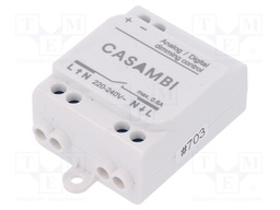 Wireless dimmer; IP20; 220÷240VAC; -20÷50°C; 56.5x35.8x22.3mm