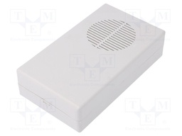 Enclosure: specialist; X: 73mm; Y: 128mm; Z: 33mm; ABS; grey