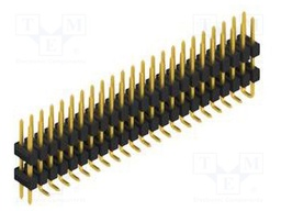 Connector: pin strips; pin header; male; PIN: 46; 2.54mm; SMT; 2x23