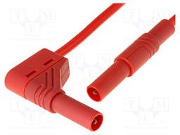 Test lead; PVC; 1m; red; 32A; 1kV; Cond.cross sec: 2.5mm2