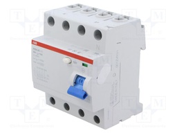 RCD breaker; Inom: 63A; Ires: 100mA; Max surge current: 5000A; 400V