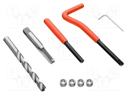 Repair kit; Chrom-vanadium steel; for thread repair; Thread: M10