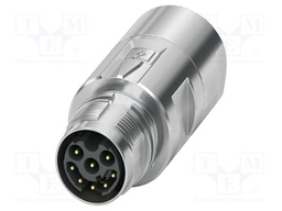 Connector: M17; plug; M17 PRO; PIN: 8; 60V; 8A; IP67; crimped