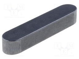 Parallel key; DIN: 6885; Mat: carbon steel; W: 8mm; H: 7mm; L: 90mm