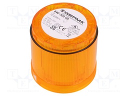 Signaller: lighting; orange; 12÷230VDC; 12÷230VAC; IP54; Ø70x66mm