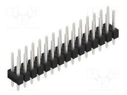 Connector: pin strips; pin header; male; PIN: 30; 2.54mm; THT; 2x15