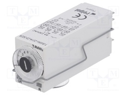 Timer; 0,1s÷100h; 4PDT; 250VAC/6A; 24VAC; DIN,socket,on panel