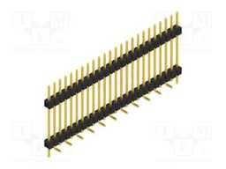Connector: pin strips; pin header; male; PIN: 24; 2.54mm; SMT; 1x24