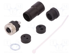 Plug; M12; PIN: 5; female; A code-DeviceNet / CANopen; for cable