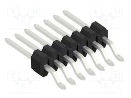 Connector: pin strips; pin header; male; PIN: 7; 1.27mm; SMT; 1x7